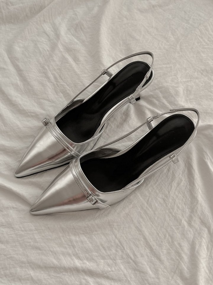 Vade - Korean Women Fashion - #womensfashion - Stiletto Slingback Heels - 6
