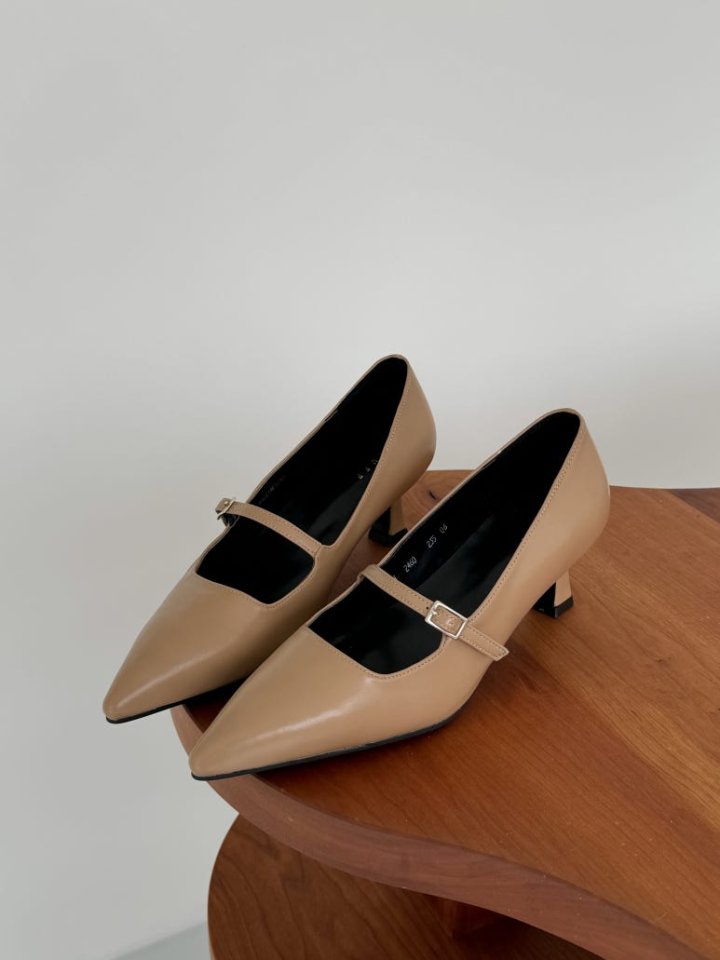 Vade - Korean Women Fashion - #womensfashion - Low Heel Mary Jane Loafer Heels - 5