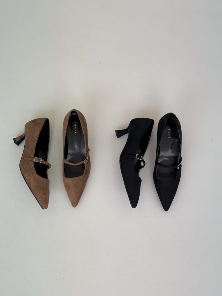 Vade - Korean Women Fashion - #womensfashion - Low Heel Mary Jane Loafer Heels - 9