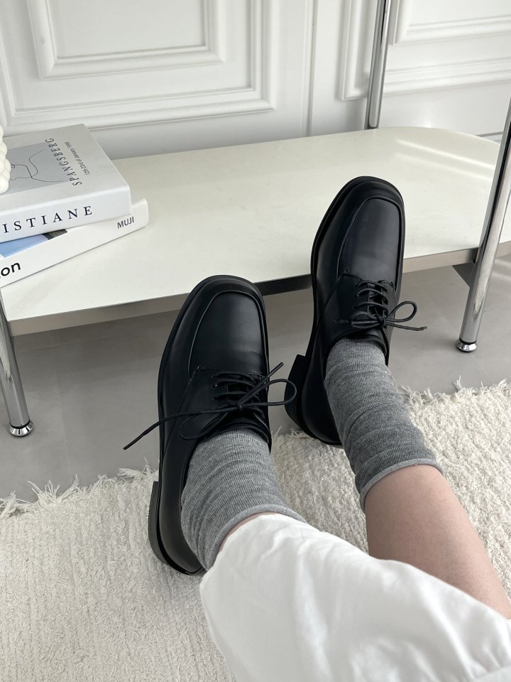 Vade - Korean Women Fashion - #womensfashion - Black Feminism Loafers - 11