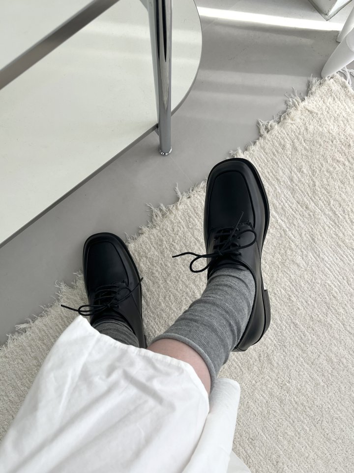 Vade - Korean Women Fashion - #womensfashion - Black Feminism Loafers - 7