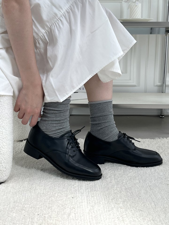 Vade - Korean Women Fashion - #womensfashion - Black Feminism Loafers - 9