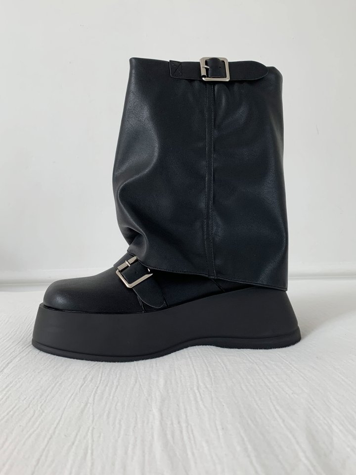 Vade - Korean Women Fashion - #womensfashion - Mid Half Boots - 12