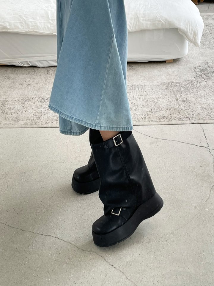 Vade - Korean Women Fashion - #womensfashion - Mid Half Boots - 8