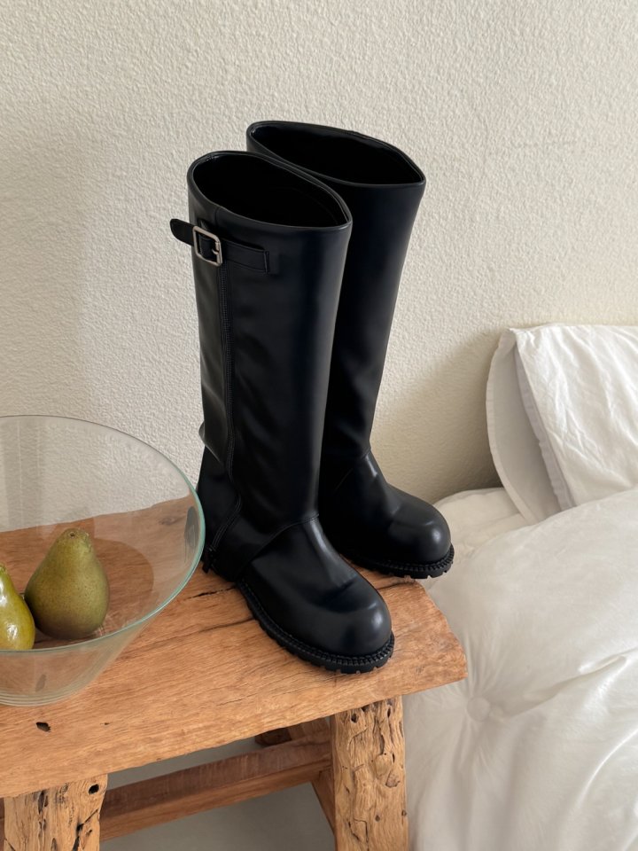 Vade - Korean Women Fashion - #womensfashion - Biker Rider Half Boots - 6