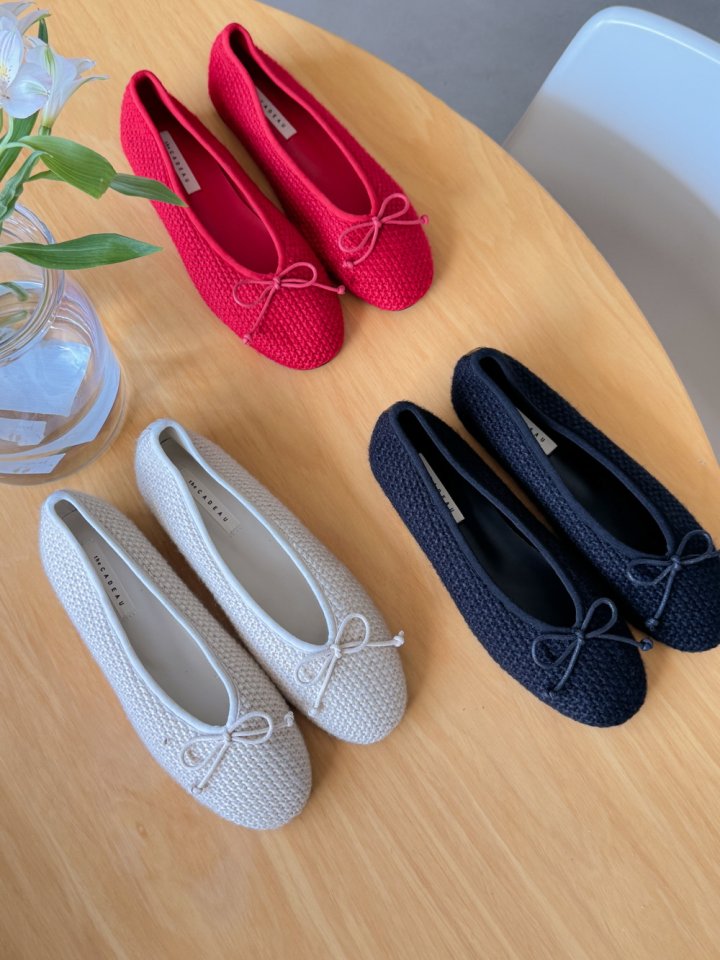 Vade - Korean Women Fashion - #womensfashion - Fall Ribbon Flats