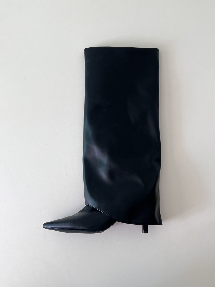 Vade - Korean Women Fashion - #womensfashion - Half Long Stiletto Boots - 7