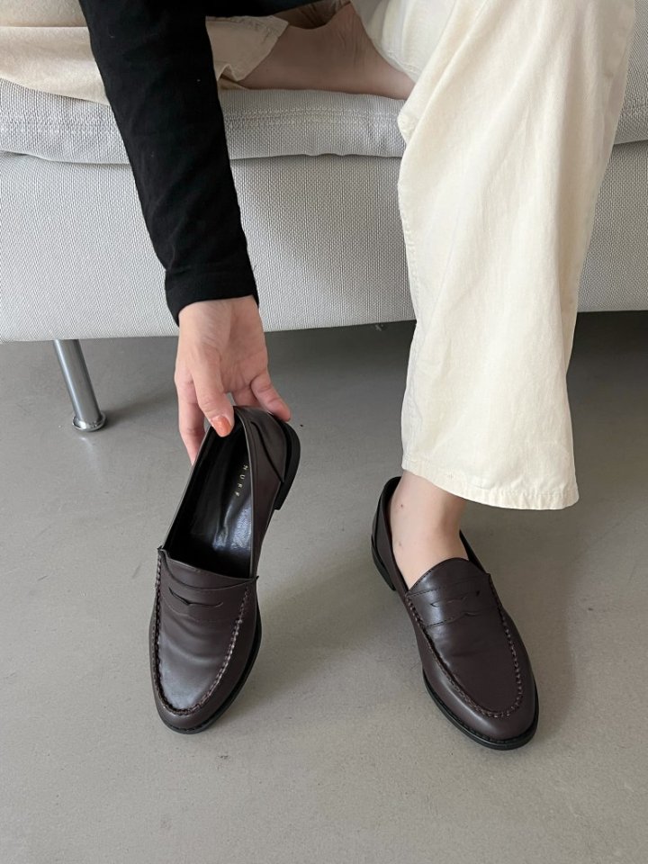 Vade - Korean Women Fashion - #womensfashion - PU Low Heel Loafers - 7