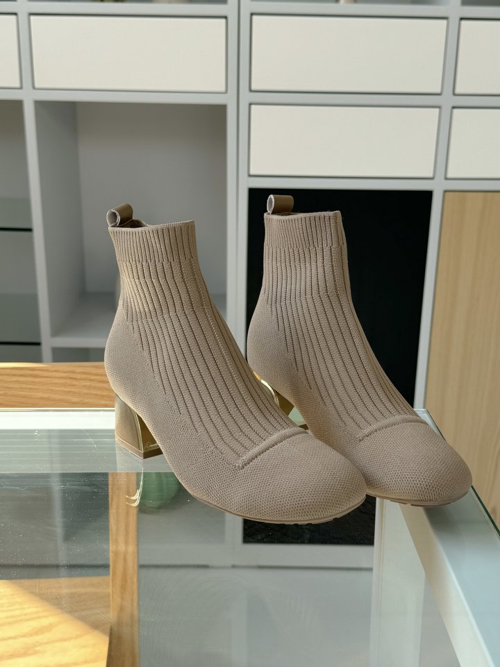 Vade - Korean Women Fashion - #womensfashion - Stretch Ankle Boots - 5