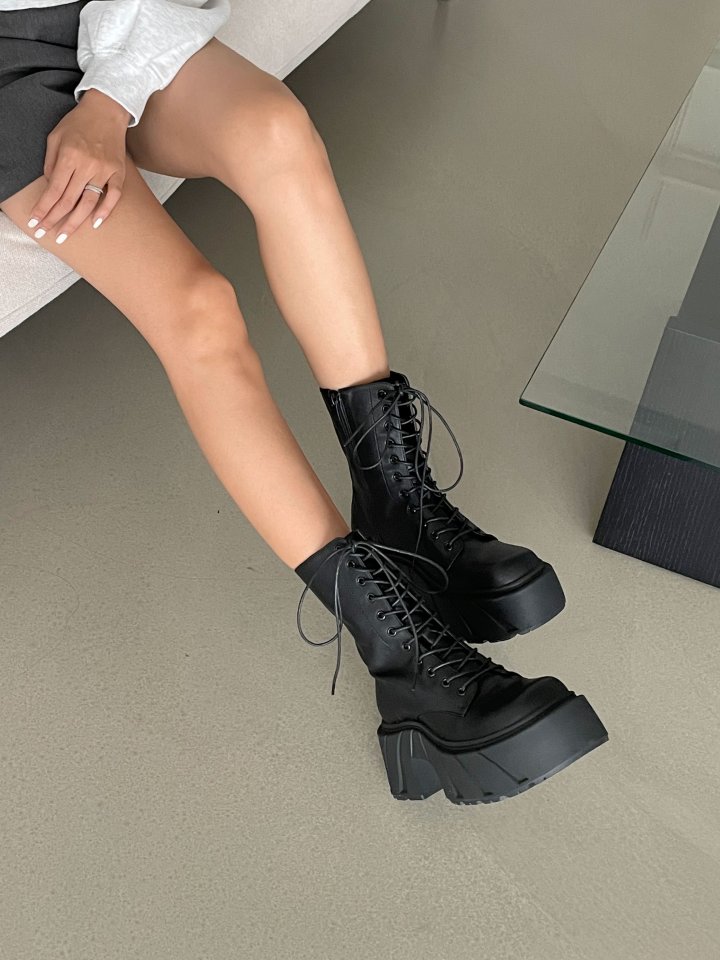 Vade - Korean Women Fashion - #womensfashion - Middle Walker Boots - 3
