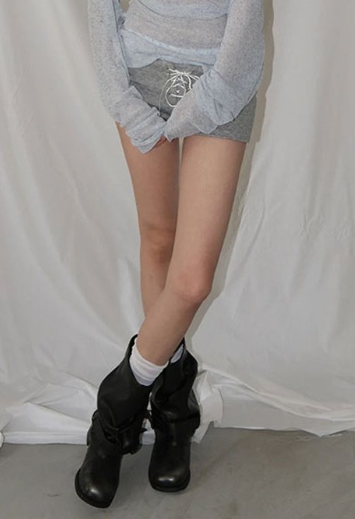 Vade - Korean Women Fashion - #womensfashion - Buckle Strap Half Boots - 10