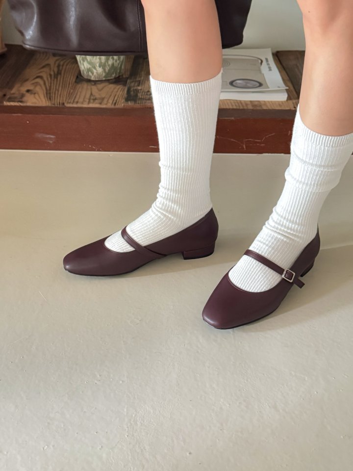 Vade - Korean Women Fashion - #womensfashion - Mary Jane Round Flats - 8