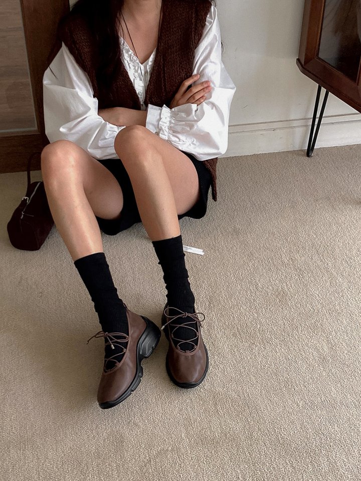 Vade - Korean Women Fashion - #womensfashion - Flat Platform Sneakers - 12