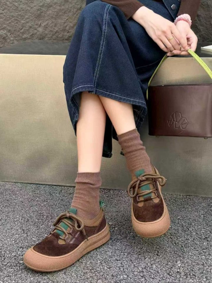 Vade - Korean Women Fashion - #womensfashion - Cute Round Sneakers - 11