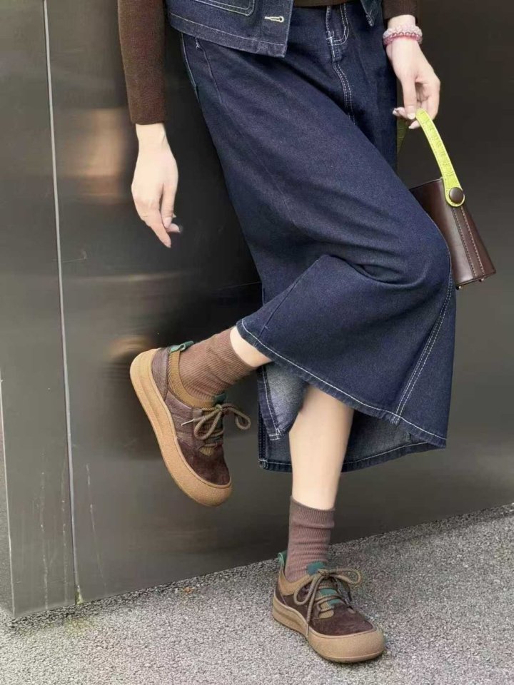 Vade - Korean Women Fashion - #womensfashion - Cute Round Sneakers - 7