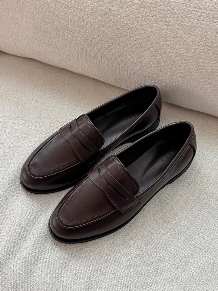 Vade - Korean Women Fashion - #womensfashion - Basic Penny Loafers - 11