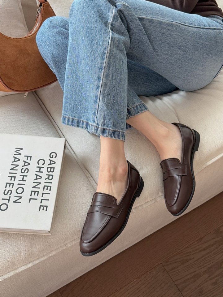 Vade - Korean Women Fashion - #womensfashion - Basic Penny Loafers - 3