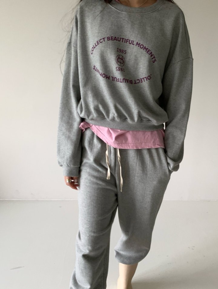 Via - Korean Women Fashion - #momslook - Moment Top Bottom Set - 10