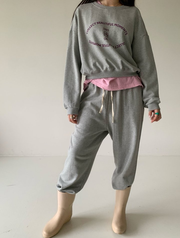 Via - Korean Women Fashion - #momslook - Moment Top Bottom Set - 8