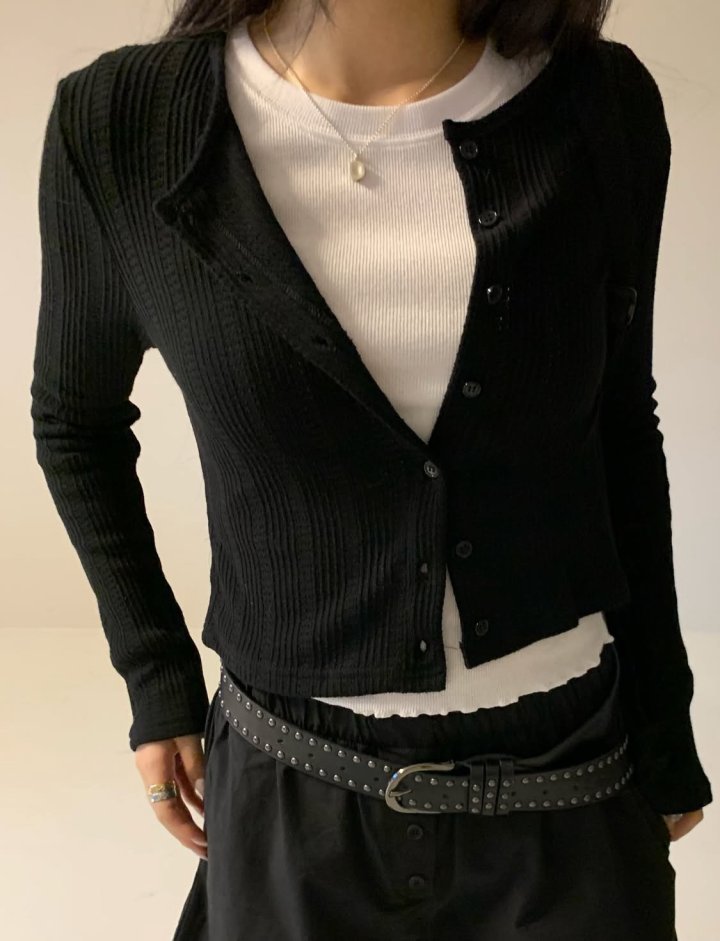 Via - Korean Women Fashion - #womensfashion - Autumn Cardigan - 4