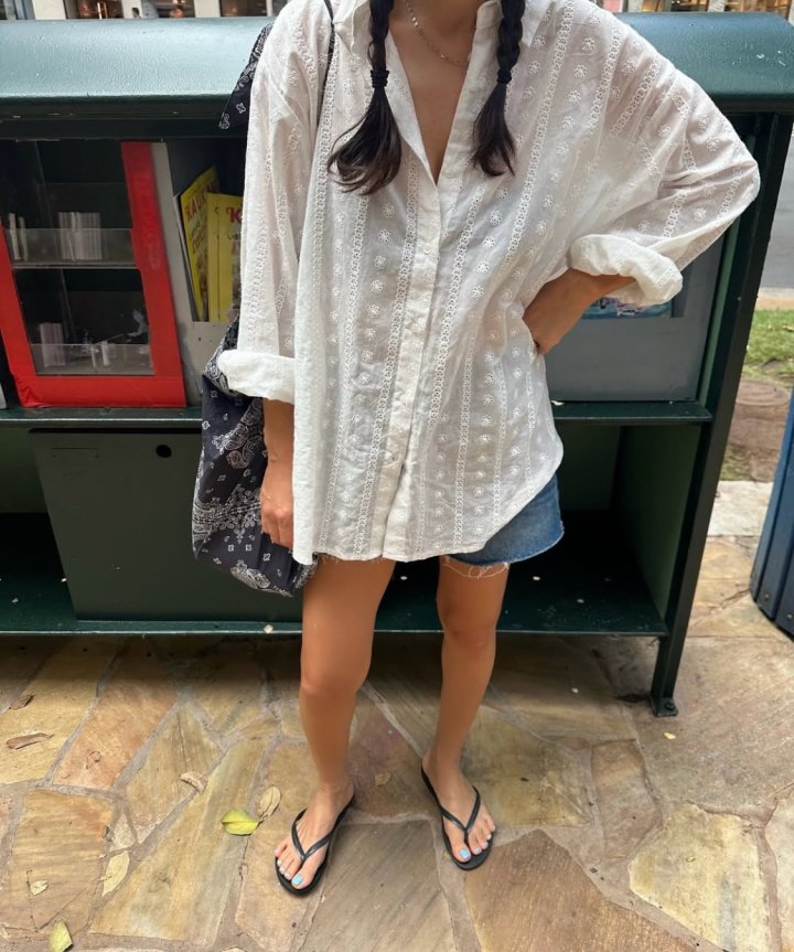 Via - Korean Women Fashion - #momslook - Danish Shirt - 3