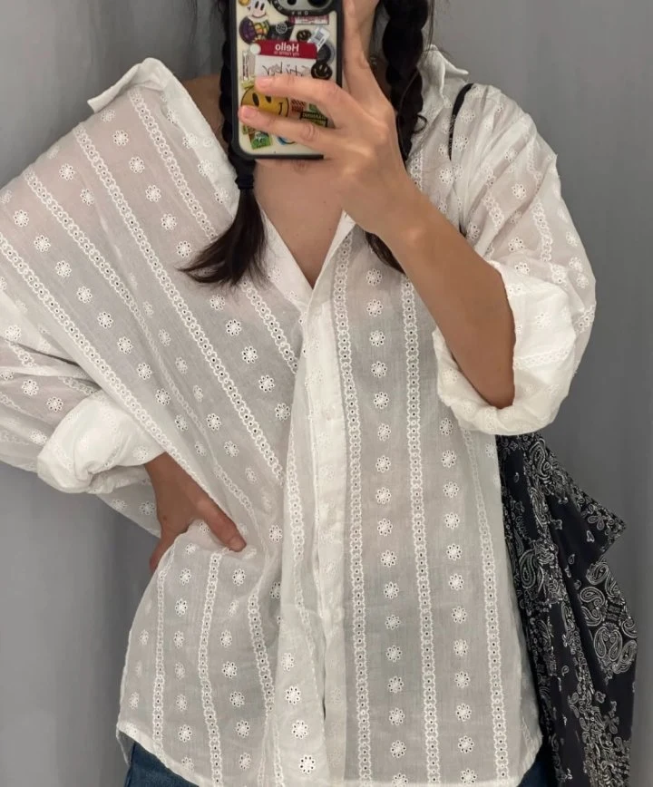 Via - Korean Women Fashion - #momslook - Danish Shirt - 5