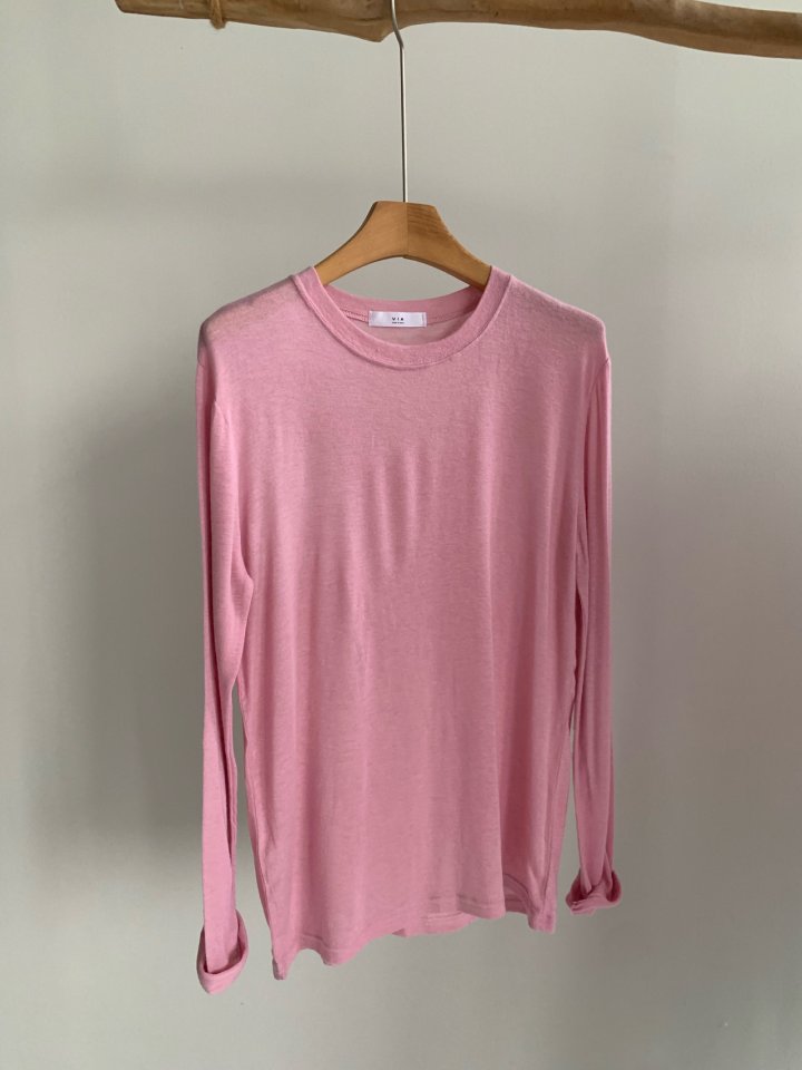 Via - Korean Women Fashion - #momslook - Day Round Tee - 10