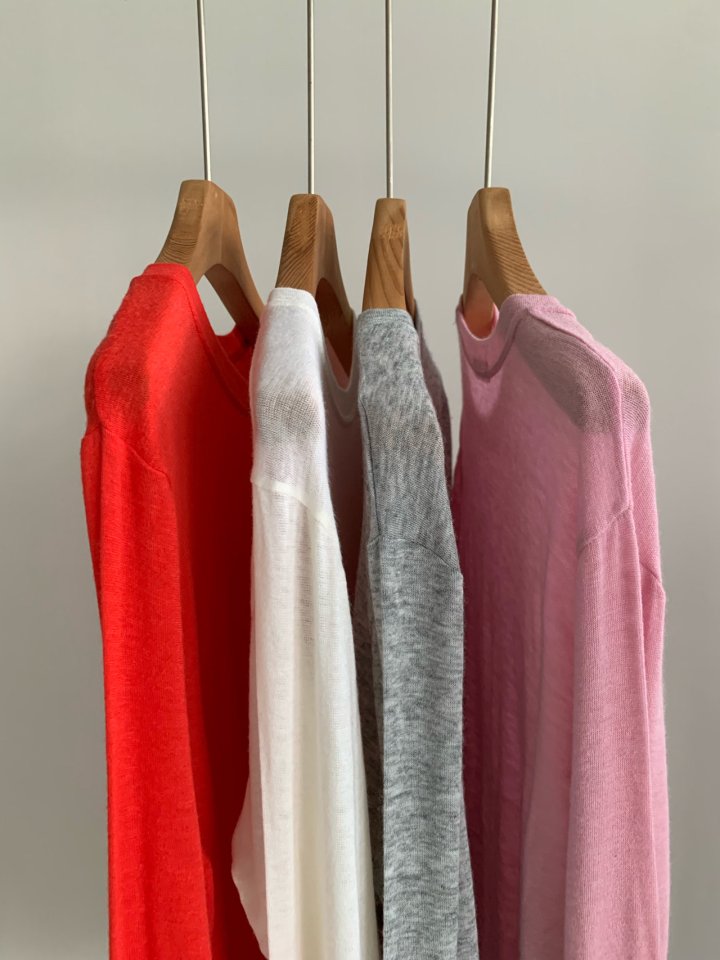 Via - Korean Women Fashion - #momslook - Day Round Tee - 6