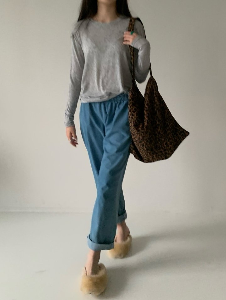 Via - Korean Women Fashion - #romanticstyle - Denim Baggy Pants - 3