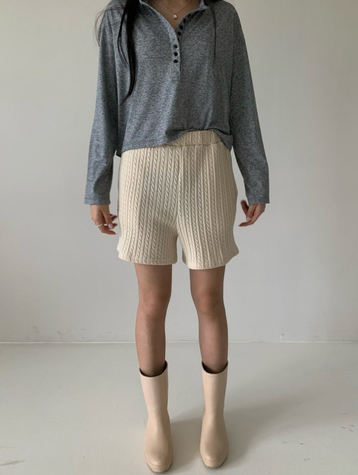 Via - Korean Women Fashion - #thelittlethings - Alle Button Tee - 8