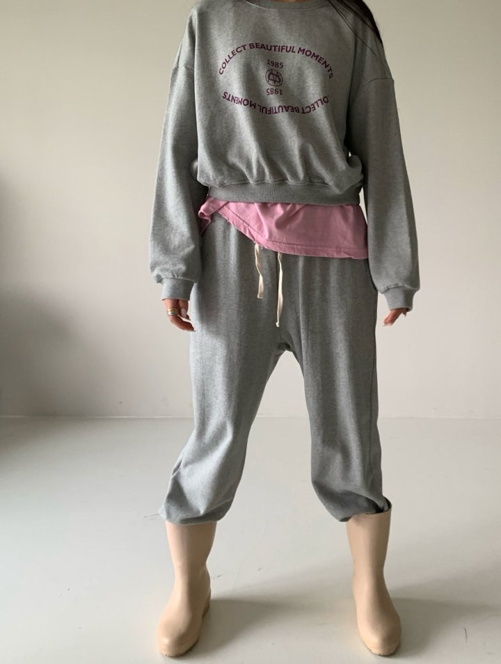 Via - Korean Women Fashion - #womensfashion - Moment Top Bottom Set - 3