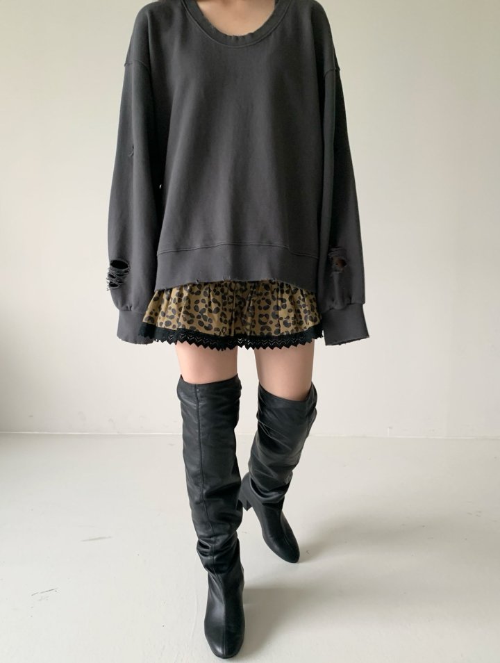 Via - Korean Women Fashion - #womensfashion - Leopard Mini Skirt - 2
