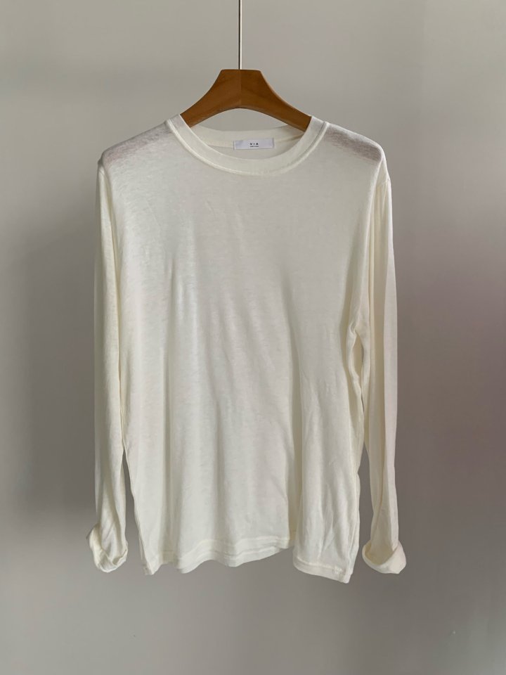 Via - Korean Women Fashion - #womensfashion - Day Round Tee - 5