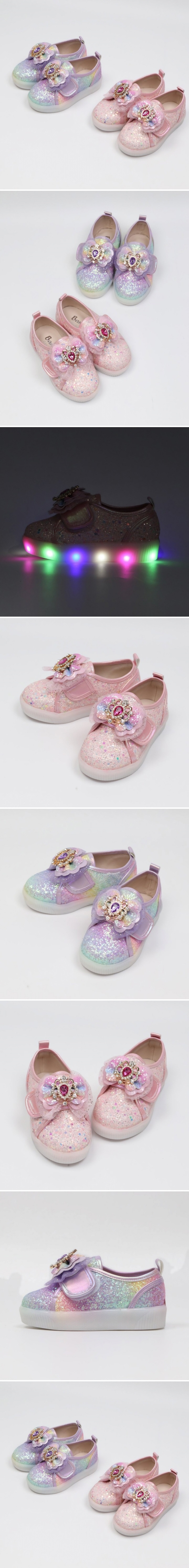 Woori Doori - Korean Children Fashion - #kidsshorts - Merry M Droplet Slip-on LED