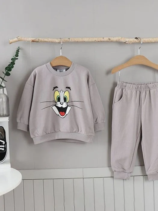 Tom Jerry Face Top Bottom Set Tom Jerry Face Top Bottom Set