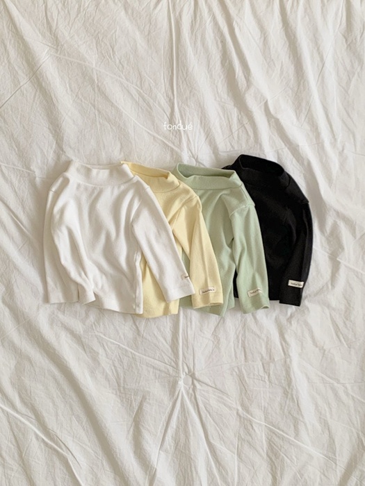Bebe Dessert Mockneck Tee