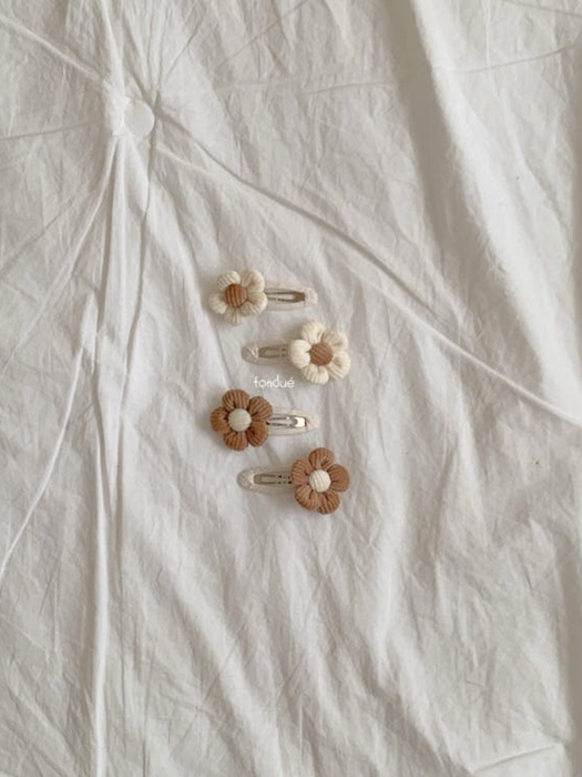 Autumn Flower Pin (set of 2)