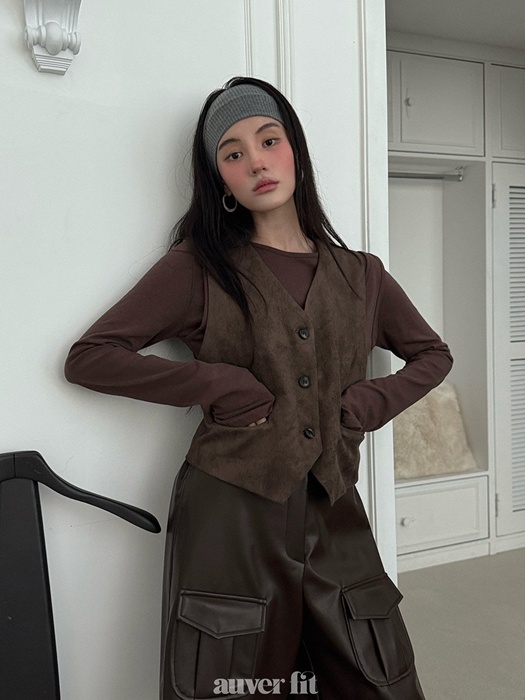 Suede Vest Suede Vest