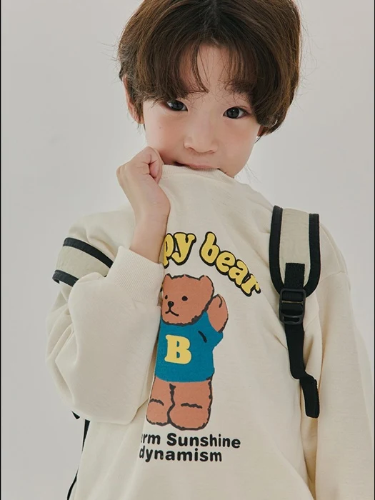Happy Bear Brushed Sweatshirt