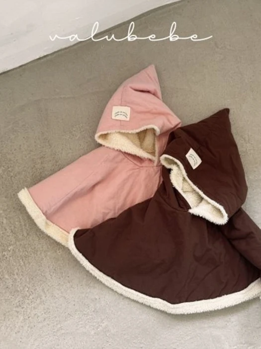 Cone Shaped Fleece Hooded Cape (Bebe)