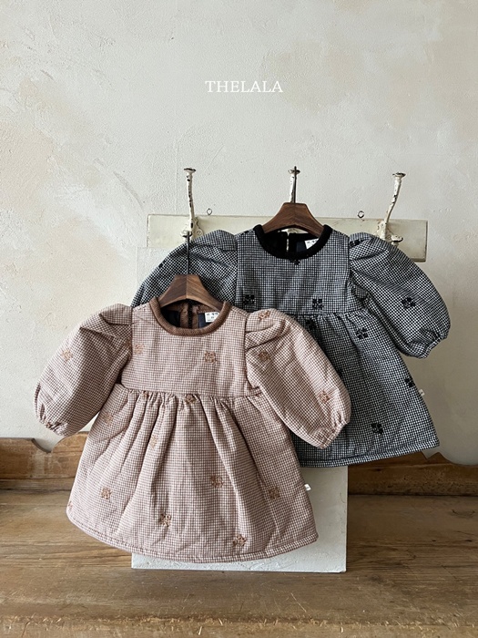 Pie Embroidery One-piece