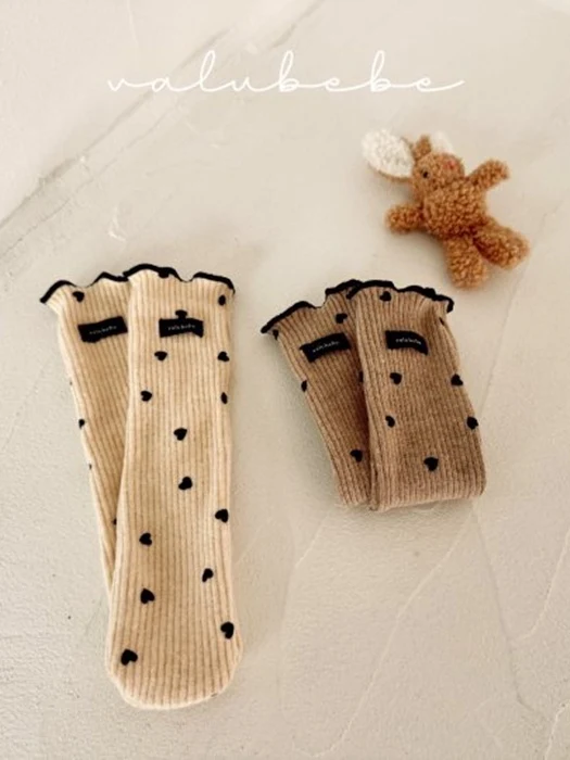 Heart Heart Socks (Bebe)