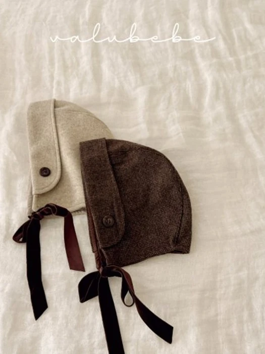 Harry Wool Bonnet Hat (Bebe)