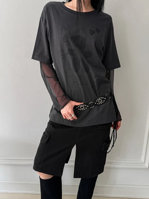 Teddy Double Layer Tee