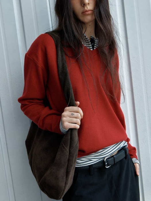 Padded V Neck Knit Padded V Neck Knit
