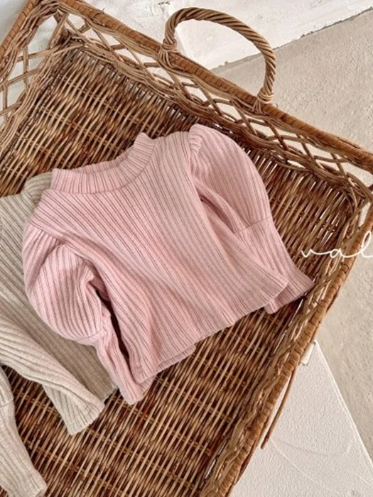 Elsa Mock Neck Puff Tee 25 (Bebe) Elsa Mock Neck Puff Tee 25 (Bebe)