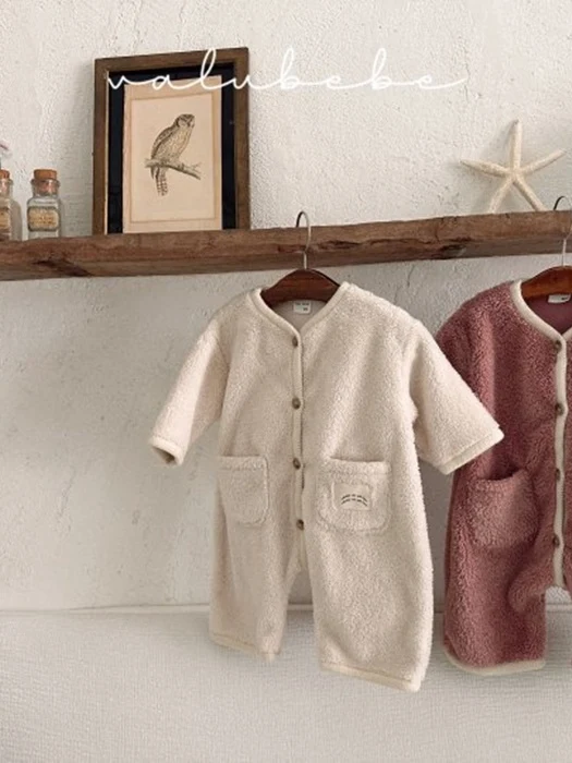 Pocket Rounded Fleece Suit (Bebe) Pocket Rounded Fleece Suit (Bebe)