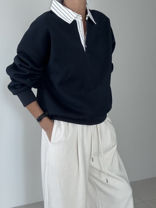 Ed Collar Sweatshirt Ed Collar Sweatshirt