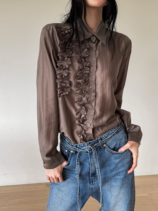 Rose Shirring Blouse Rose Shirring Blouse