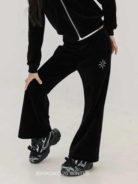 Snow Velour Bootcut Pants Snow Velour Bootcut Pants